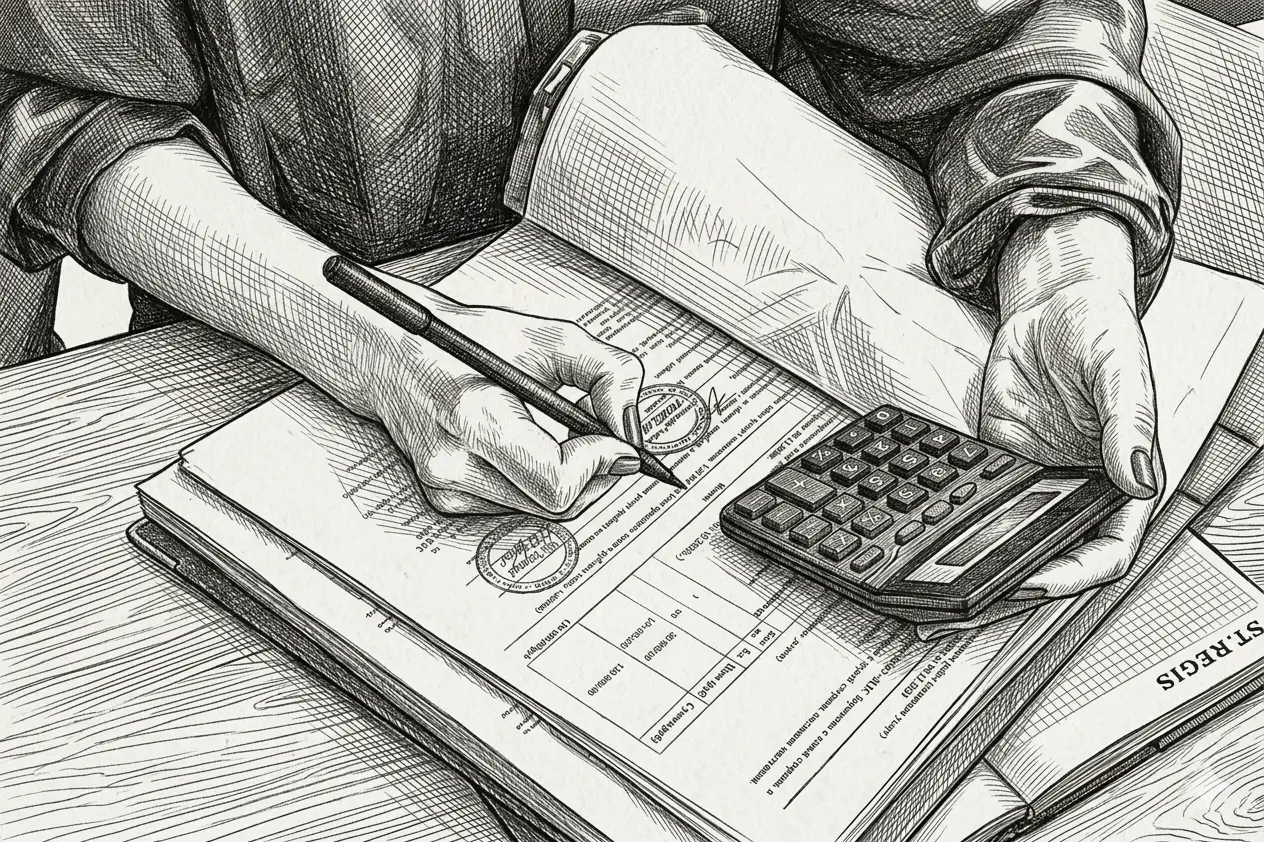 Bookkeeping drawing