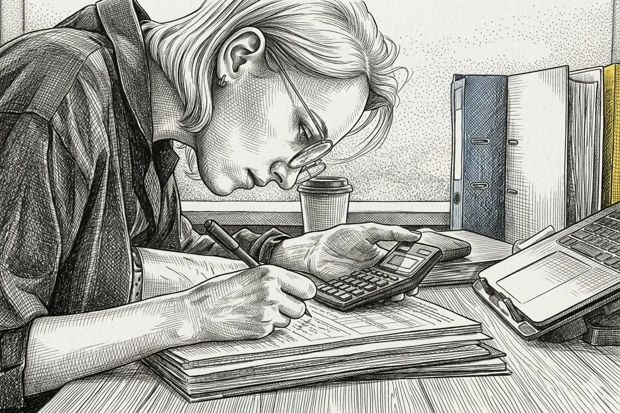Tax preparation drawing